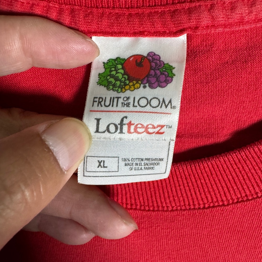 Vintage 2003 B-Boy Summit T-Shirt Men XL Red Fruit of the Loom Lofteez Y2K 2000s - Picture 5 of 10